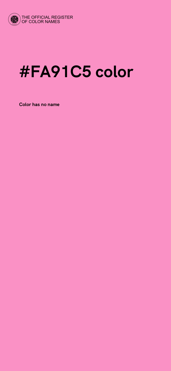 #FA91C5 color image