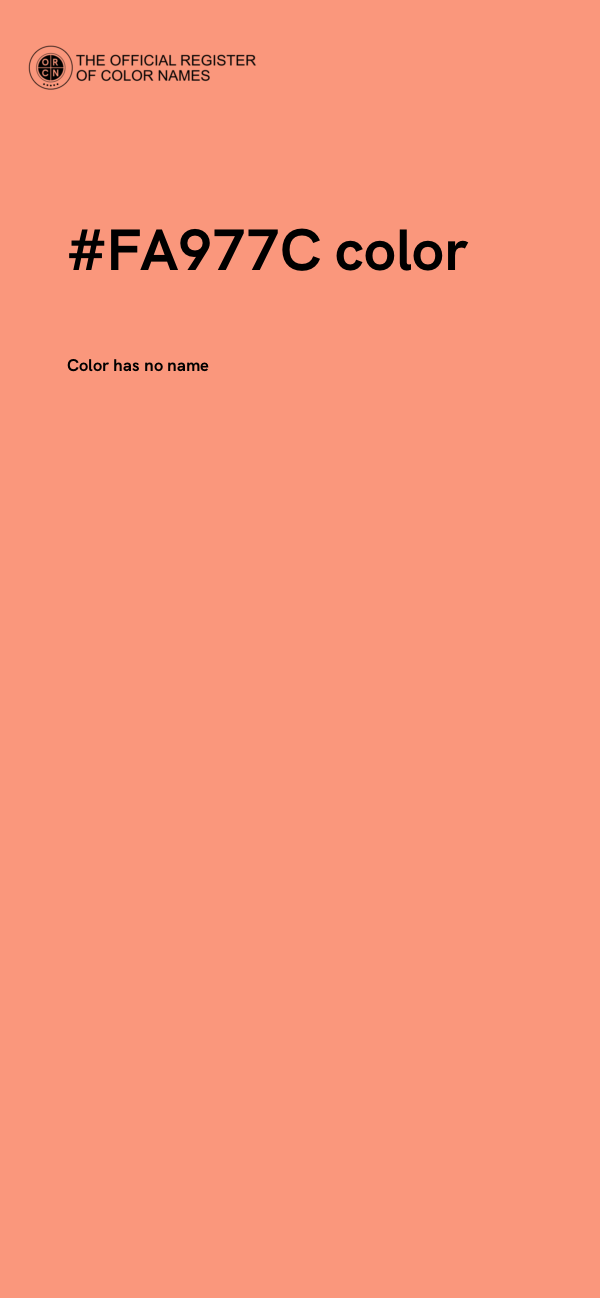 #FA977C color image