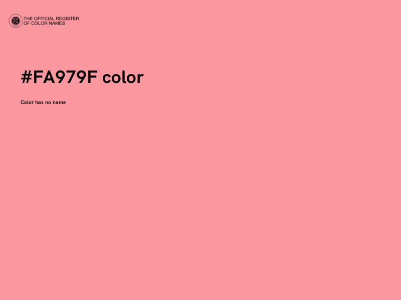 #FA979F color image