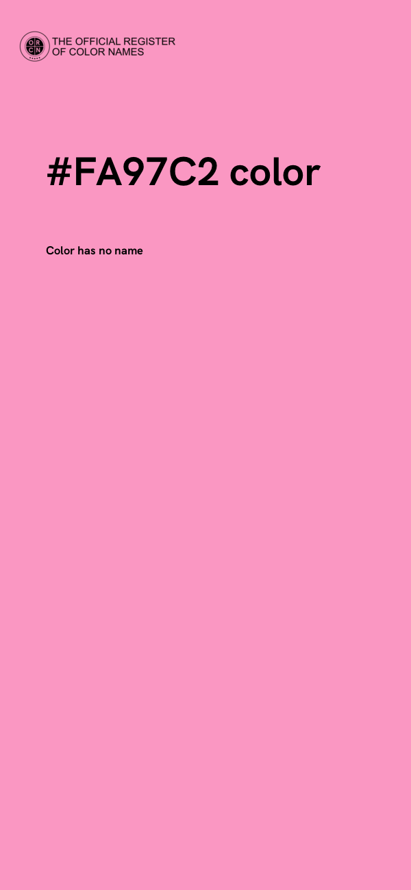 #FA97C2 color image