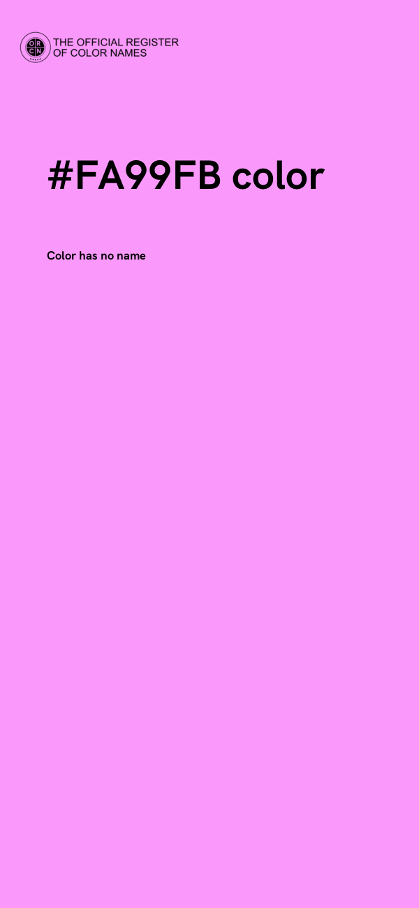 #FA99FB color image