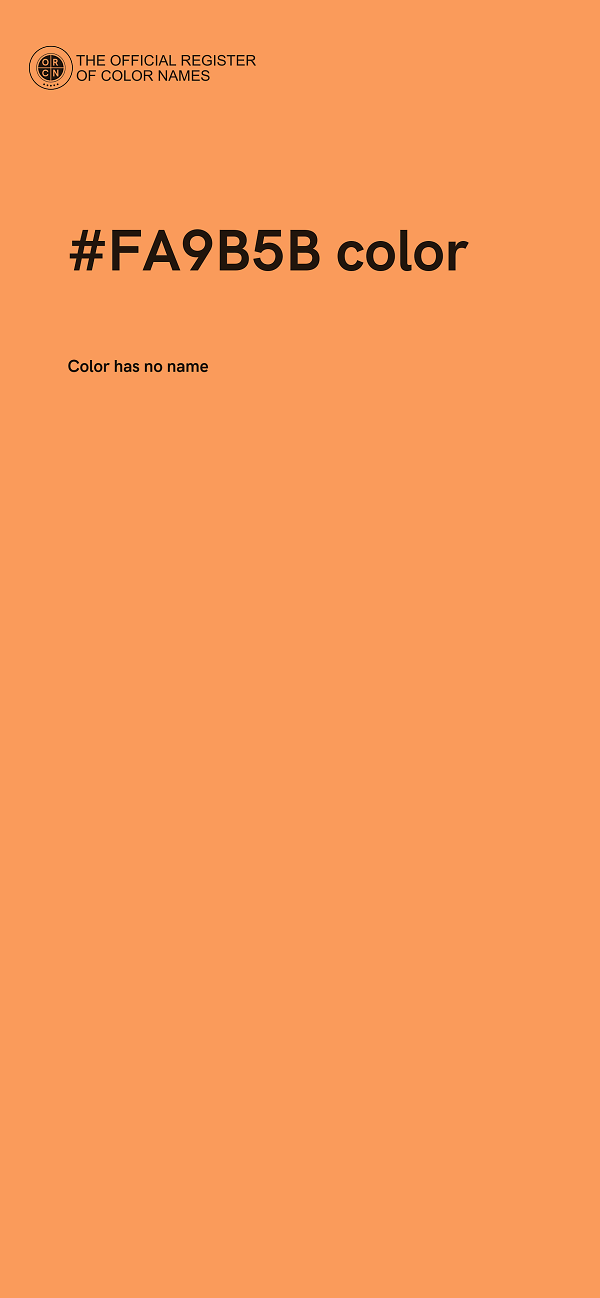 #FA9B5B color image