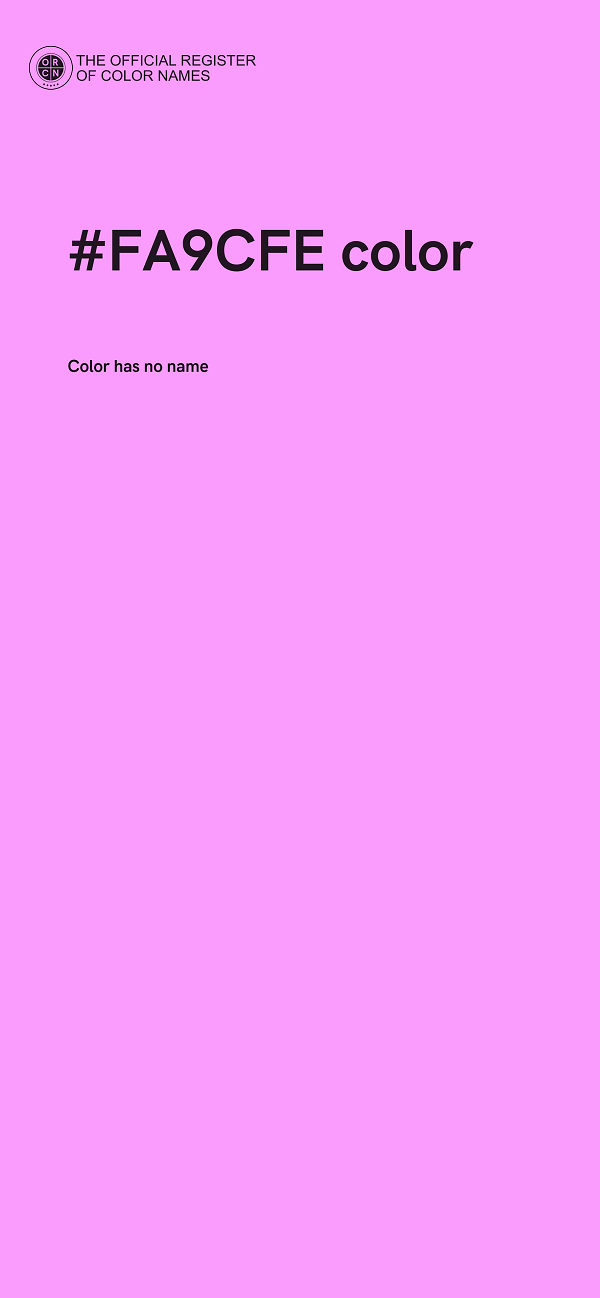 #FA9CFE color image