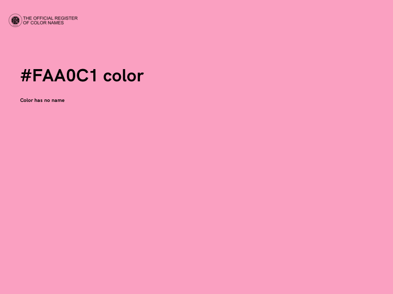 #FAA0C1 color image