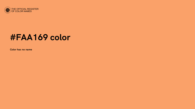 #FAA169 color image
