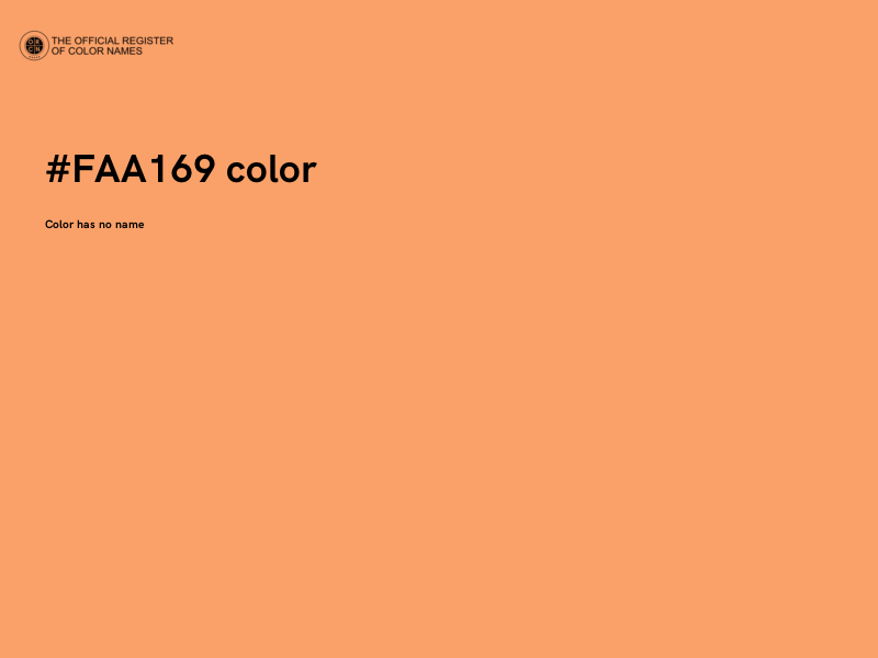 #FAA169 color image