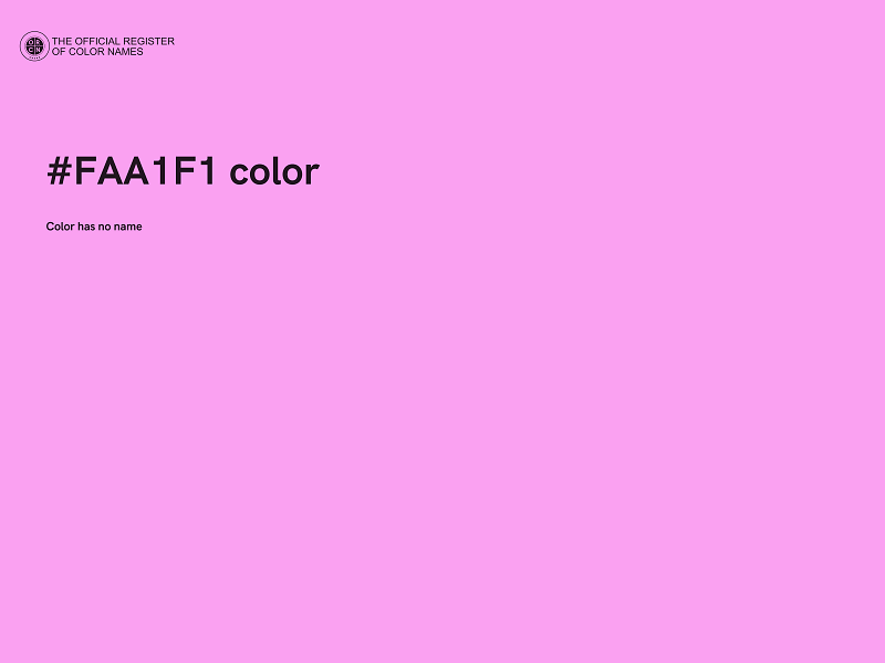 #FAA1F1 color image