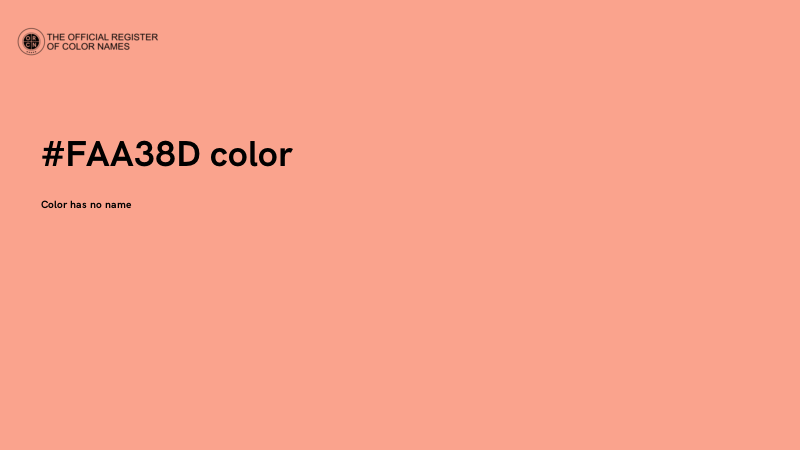 #FAA38D color image