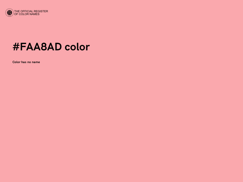 #FAA8AD color image