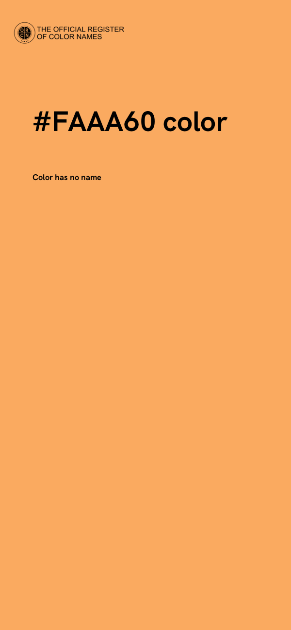 #FAAA60 color image
