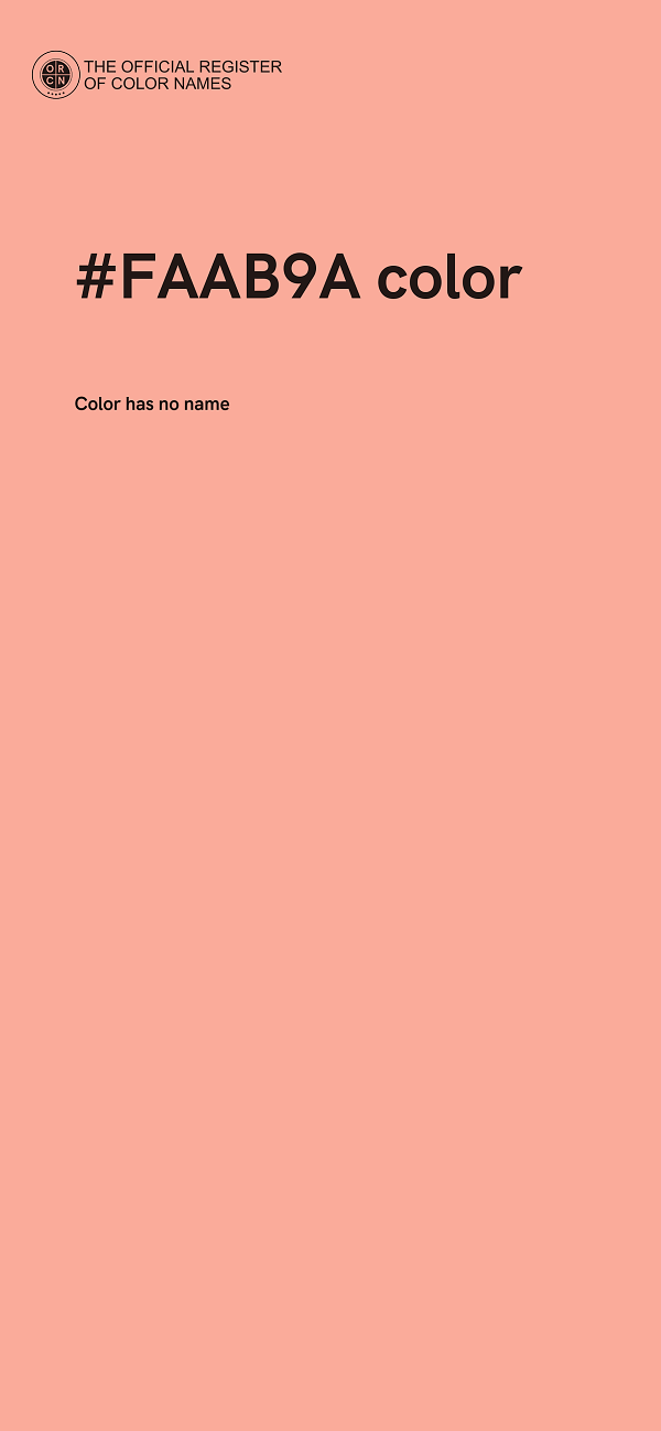 #FAAB9A color image