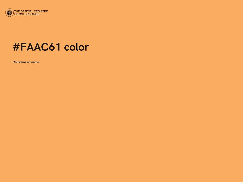 #FAAC61 color image