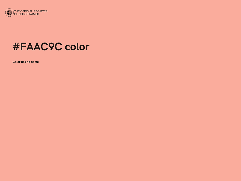 #FAAC9C color image