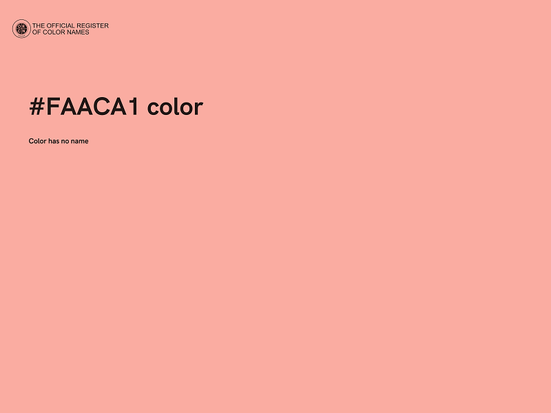 #FAACA1 color image