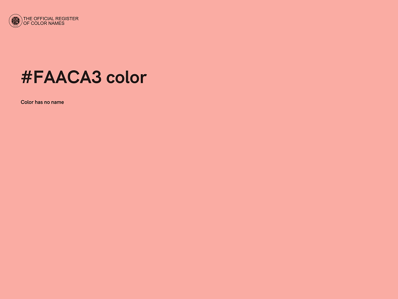 #FAACA3 color image