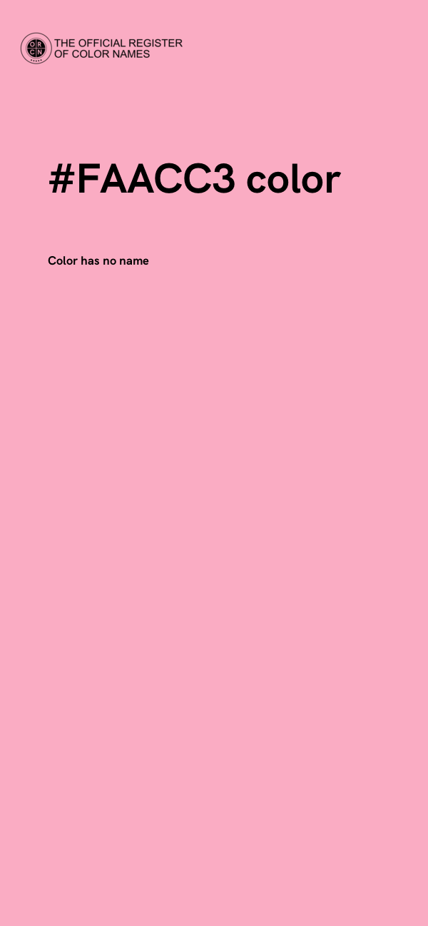 #FAACC3 color image