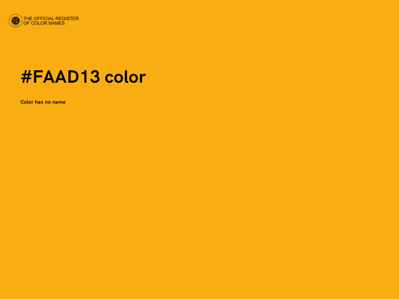 #FAAD13 color image