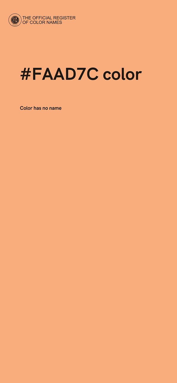 #FAAD7C color image