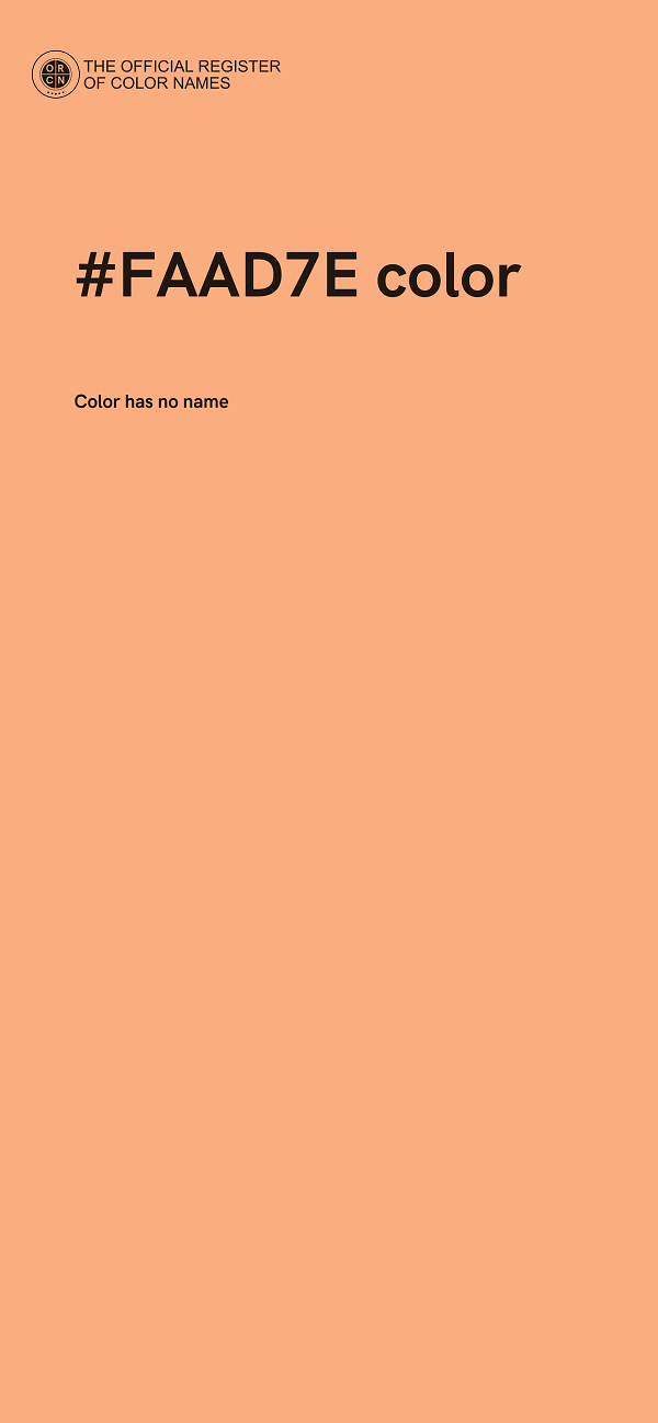 #FAAD7E color image