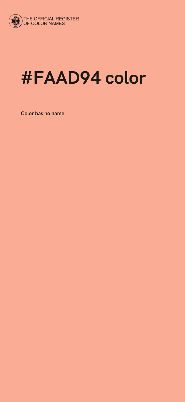 #FAAD94 color image