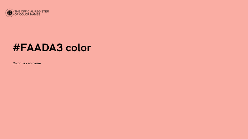 #FAADA3 color image