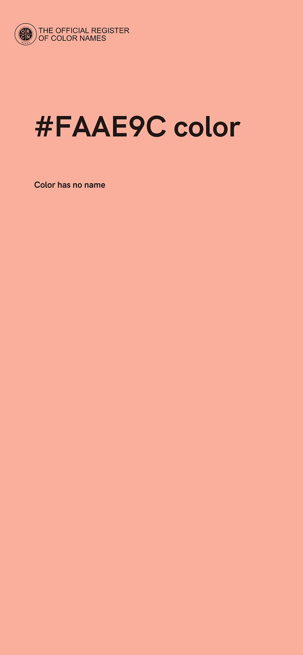 #FAAE9C color image