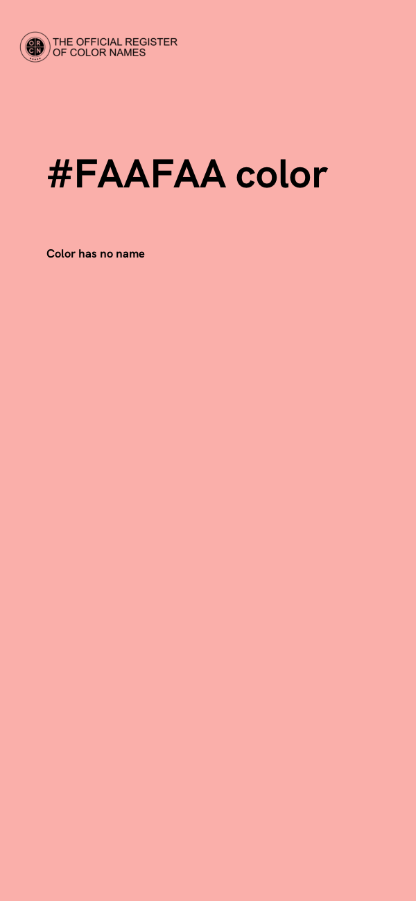 #FAAFAA color image