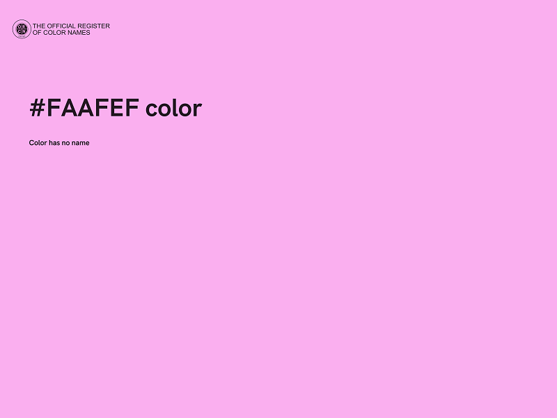 #FAAFEF color image