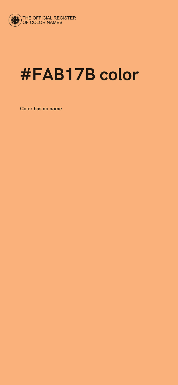 #FAB17B color image