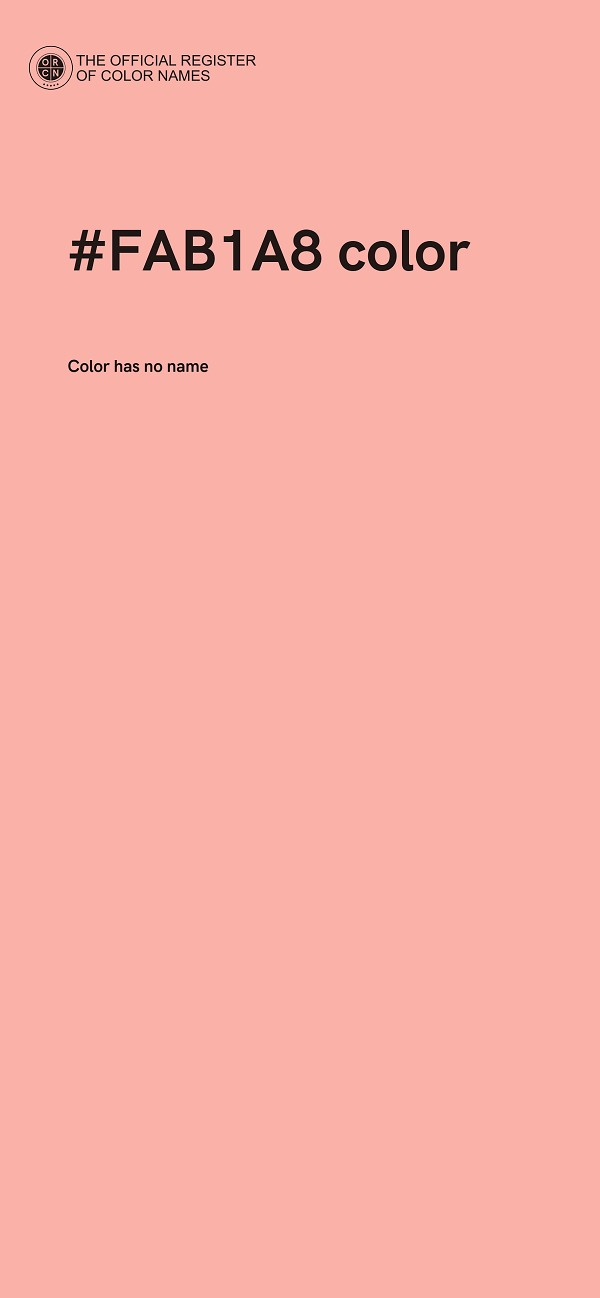 #FAB1A8 color image
