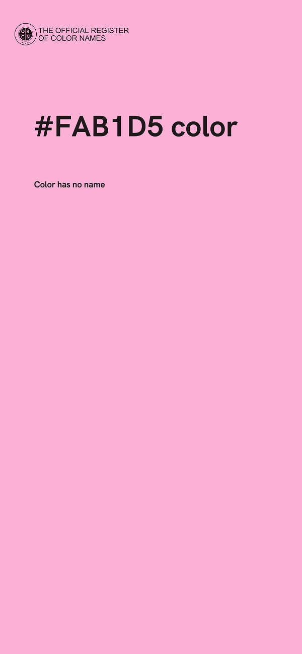#FAB1D5 color image