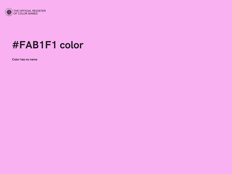 #FAB1F1 color image