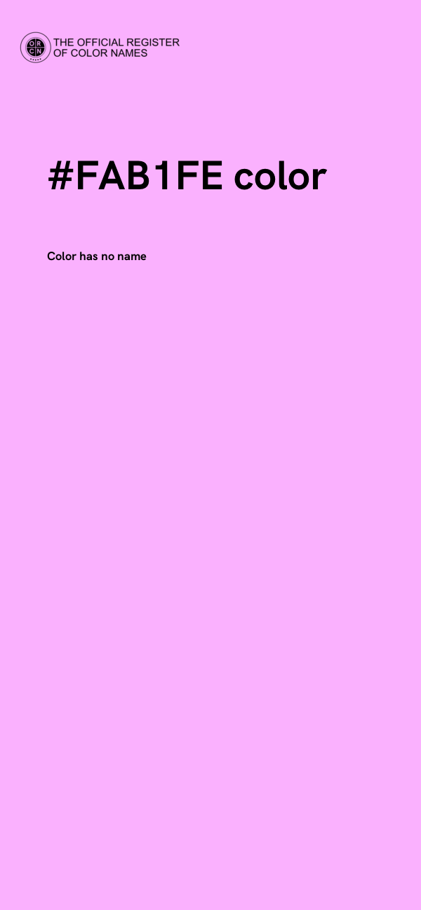 #FAB1FE color image