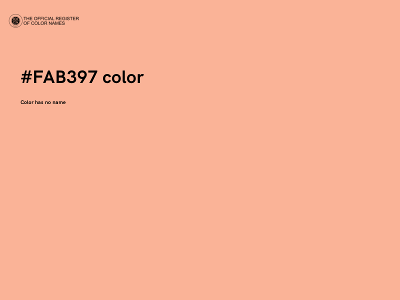 #FAB397 color image