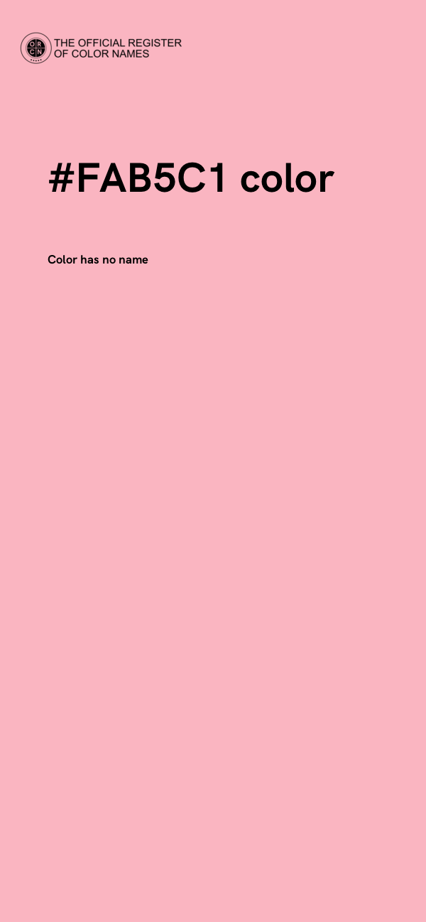 #FAB5C1 color image
