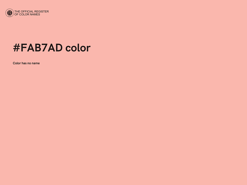 #FAB7AD color image