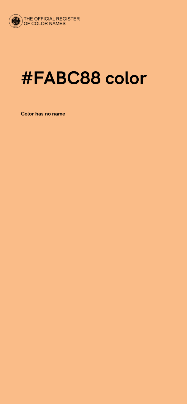 #FABC88 color image
