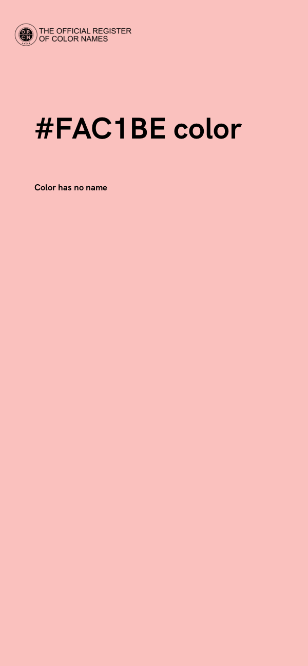 #FAC1BE color image
