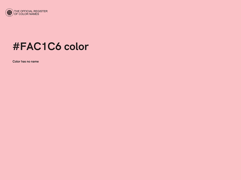 #FAC1C6 color image