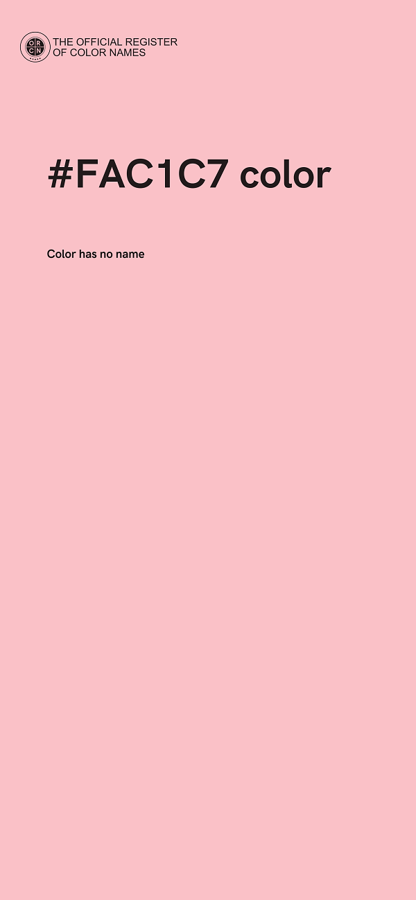 #FAC1C7 color image