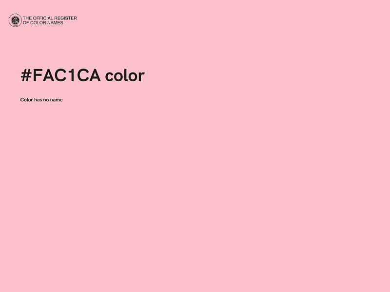 #FAC1CA color image