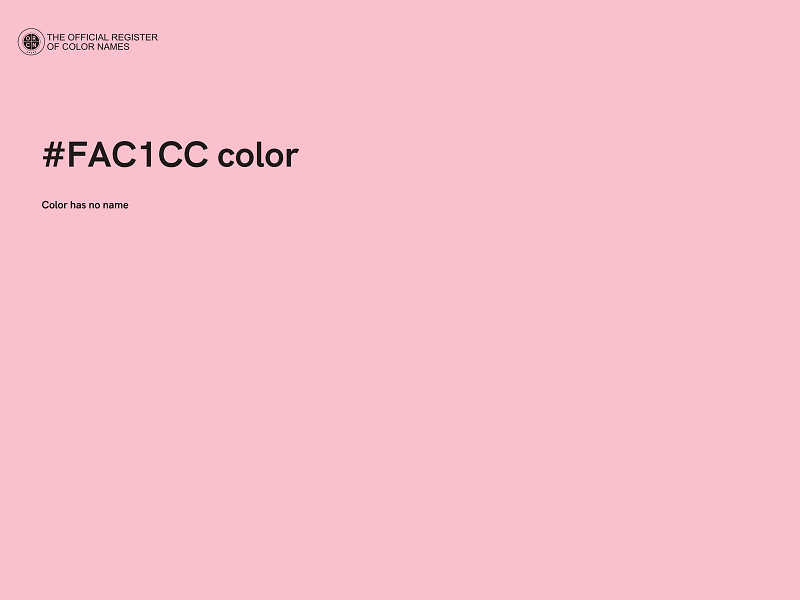 #FAC1CC color image