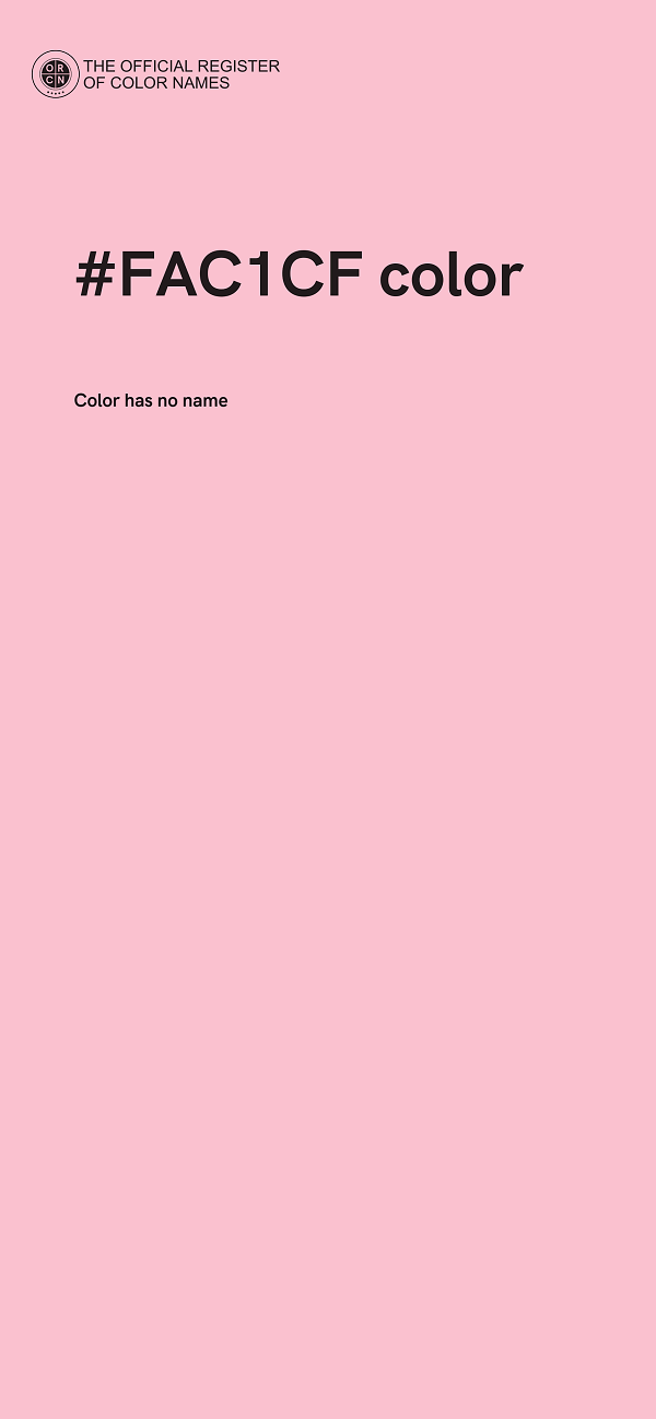 #FAC1CF color image