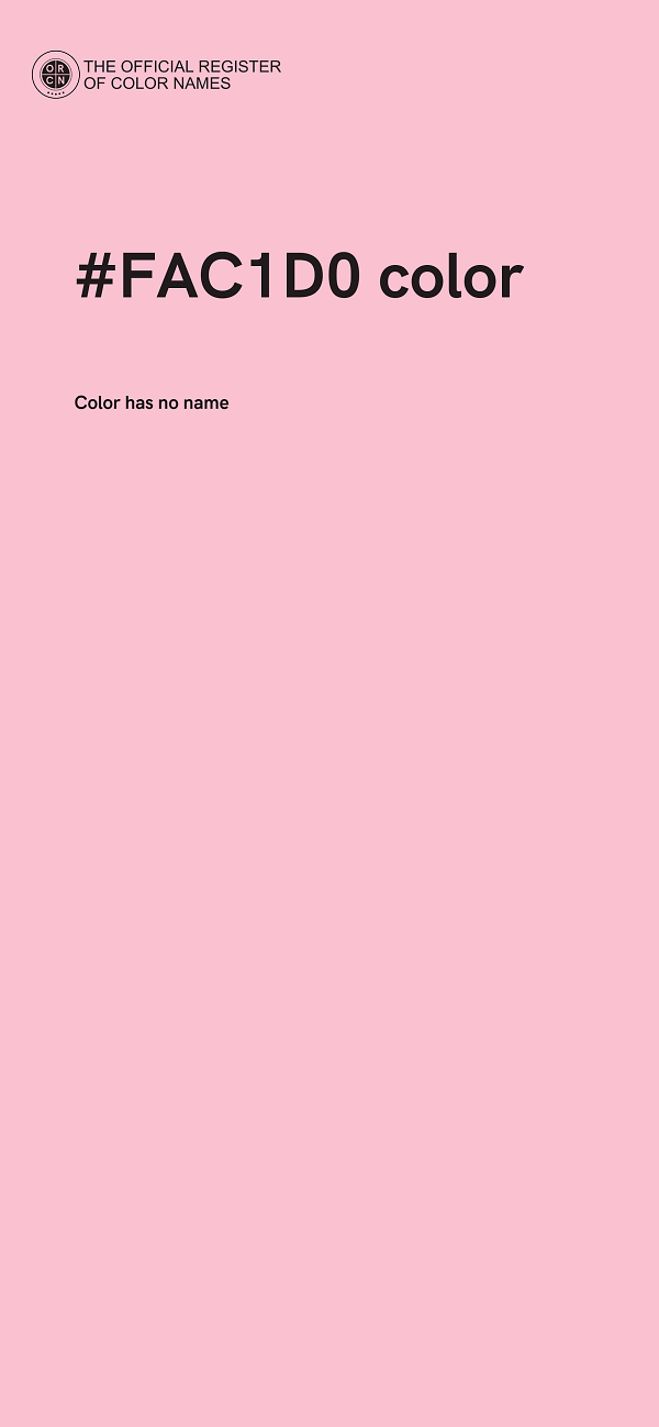 #FAC1D0 color image