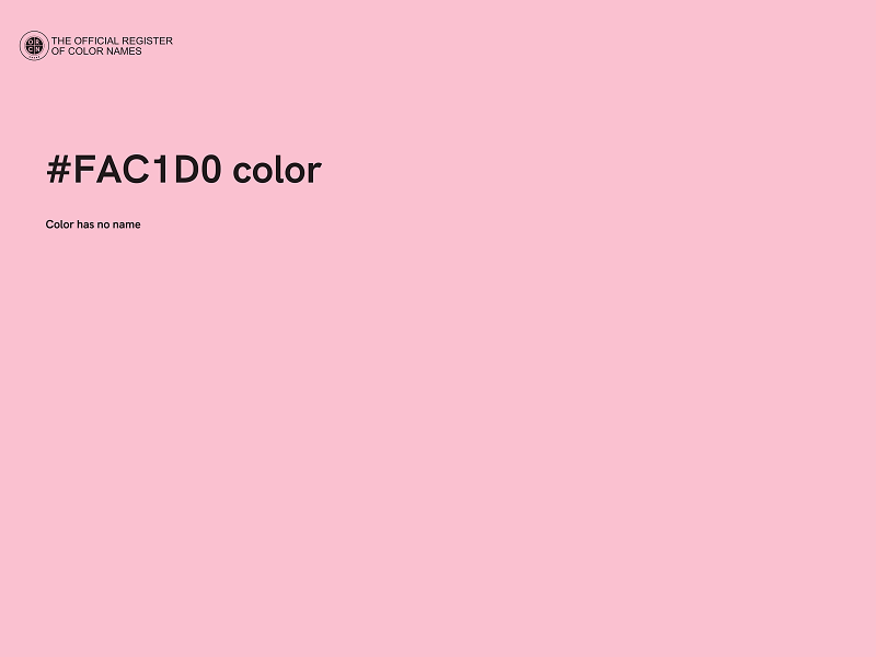 #FAC1D0 color image
