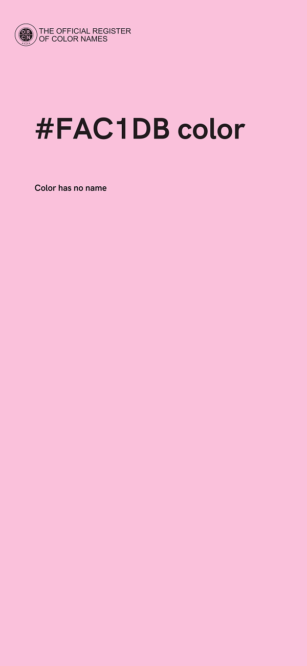 #FAC1DB color image