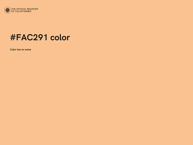 #FAC291 color image