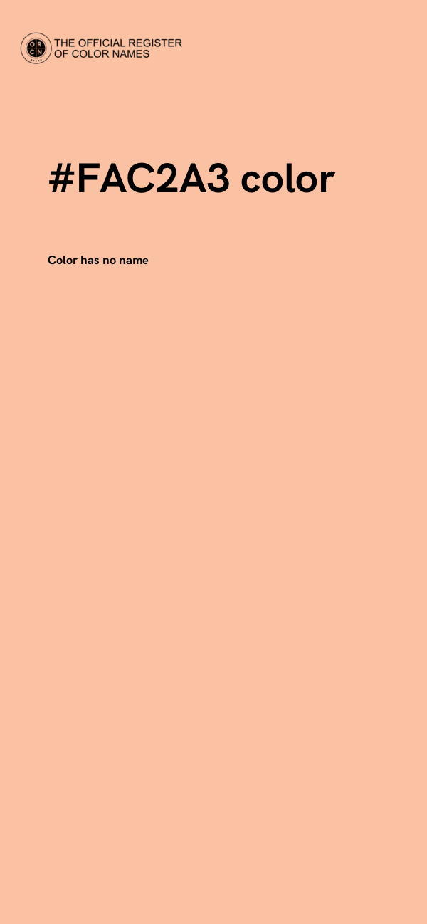 #FAC2A3 color image