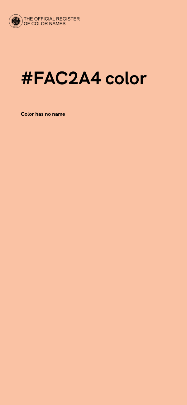 #FAC2A4 color image