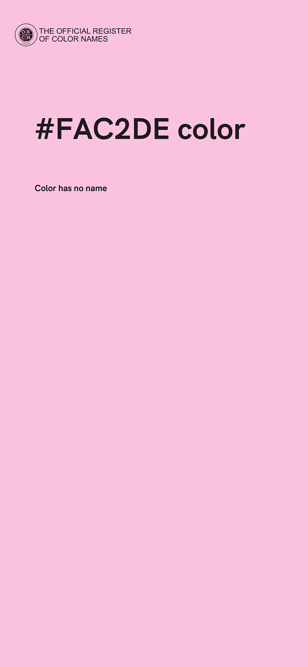 #FAC2DE color image